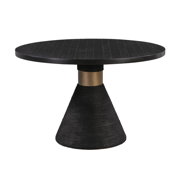 Rishi Black Rope Round Table - UK - Home And Beyond