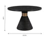 Rishi Black Rope Round Table - UK - Home And Beyond