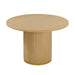 Chelsea Natural Oak Wood Round Dining Table - UK - Home And Beyond