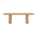 Chelsea Natural Oak Wood Rectangular Dining Table - UK - Home And Beyond
