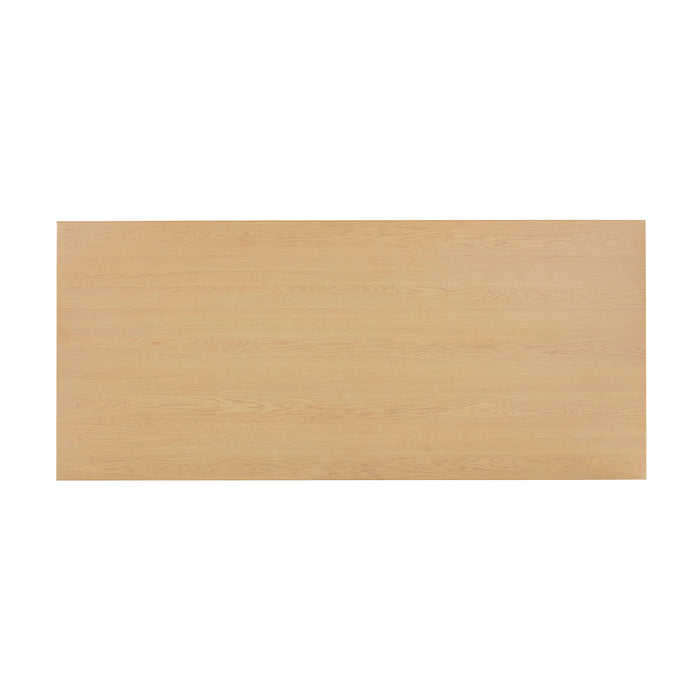 Chelsea Natural Oak Wood Rectangular Dining Table - UK - Home And Beyond