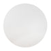 Kali 55 Inch White Round Dining Table - UK - Home And Beyond