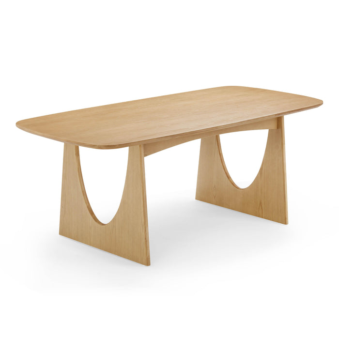 Cybill Natural Ash Rectangular Dining Table (79"-94") - Home And Beyond