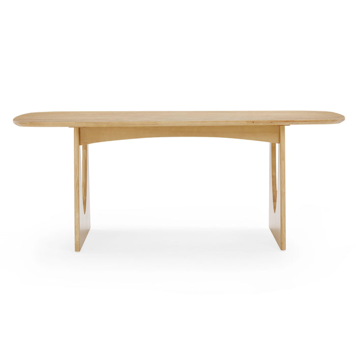 Cybill Natural Ash Rectangular Dining Table (79"-94") - Home And Beyond