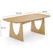 Cybill Natural Ash Rectangular Dining Table (79"-94") - Home And Beyond
