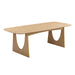 Cybill Natural Ash Dining Table - UK - Home And Beyond