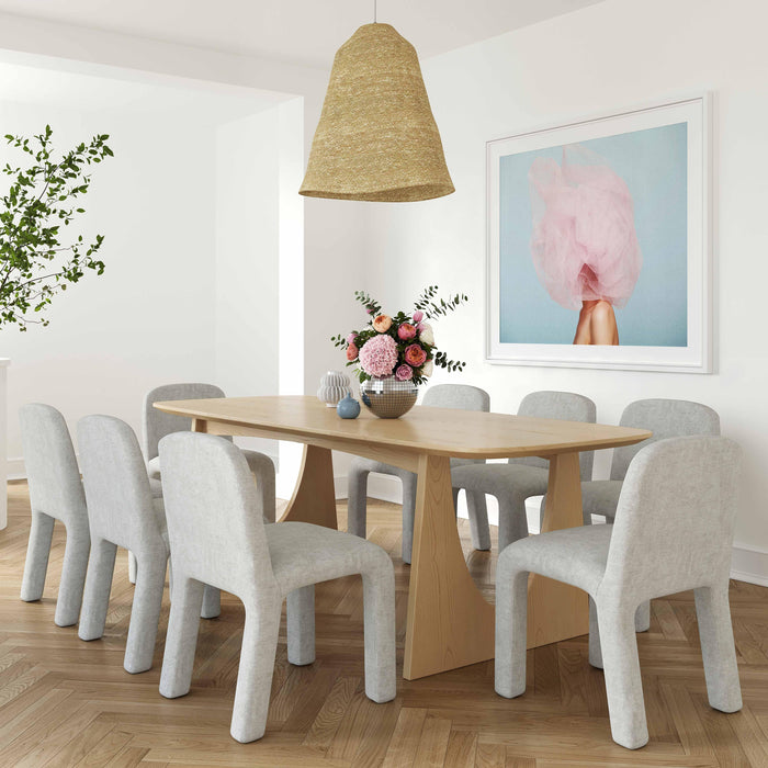 Cybill Natural Ash Dining Table - UK - Home And Beyond