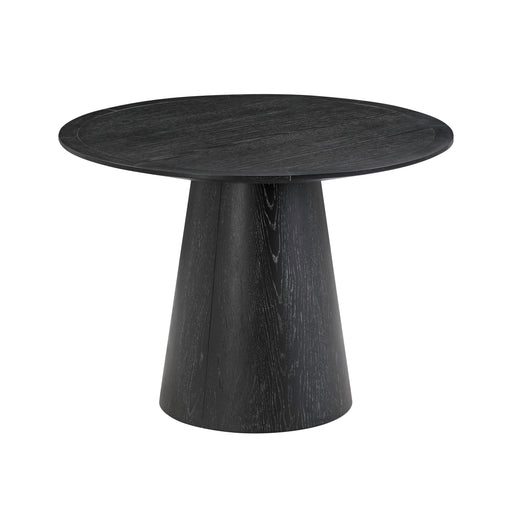 Sahara Black Oak Round Dining Table - UK - Home And Beyond