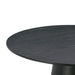 Sahara Black Oak Round Dining Table - UK - Home And Beyond
