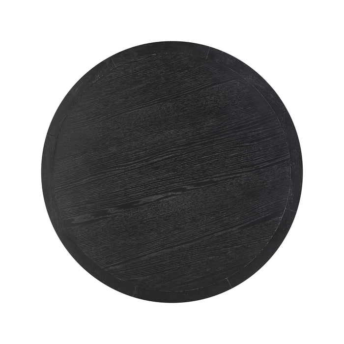 Sahara Black Oak Round Dining Table - UK - Home And Beyond