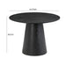Sahara Black Oak Round Dining Table - UK - Home And Beyond