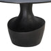 Gevra Black Acacia & Faux Plaster Dining Table - UK - Home And Beyond