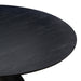 Gevra Black Acacia & Faux Plaster Dining Table - UK - Home And Beyond