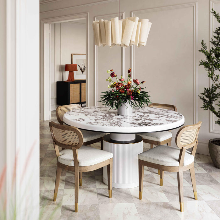 Cosette Natural Dining Chair - UK - Home And Beyond