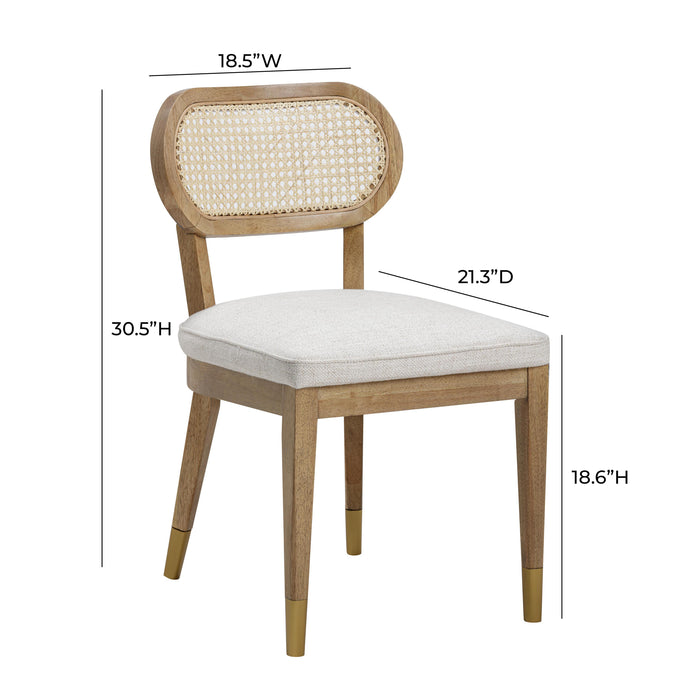 Cosette Natural Dining Chair - UK - Home And Beyond