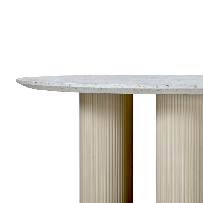 Parcino Terrazzo Concrete Indoor / Outdoor Dining Table - UK - Home And Beyond