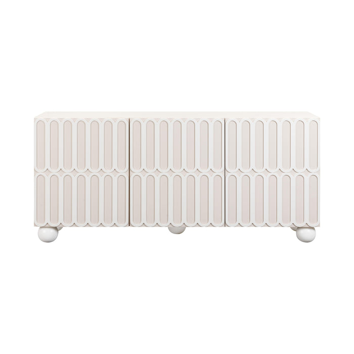 Tori Motif Taupe Buffet - UK - Home And Beyond