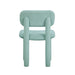 Elise Pale Blue Performance Velvet Dining Chair - Home And Beyond