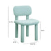 Elise Pale Blue Performance Velvet Dining Chair - Home And Beyond