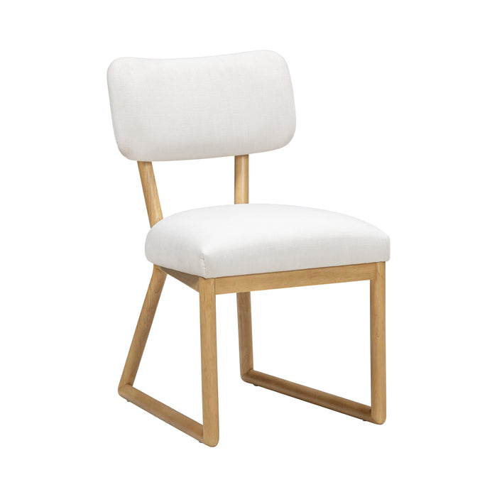 Bobbie Cream Performance Upcycled Fabric Dining Chair - Home And Beyond