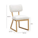 Bobbie Cream Performance Upcycled Fabric Dining Chair - Home And Beyond