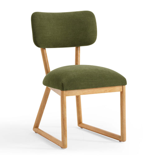 Bobbie Green Performance Upcycled Fabric Dining Chair - Home And Beyond