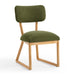 Bobbie Green Performance Upcycled Fabric Dining Chair - Home And Beyond
