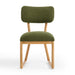 Bobbie Green Performance Upcycled Fabric Dining Chair - Home And Beyond