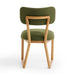 Bobbie Green Performance Upcycled Fabric Dining Chair - Home And Beyond