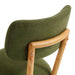 Bobbie Green Performance Upcycled Fabric Dining Chair - Home And Beyond