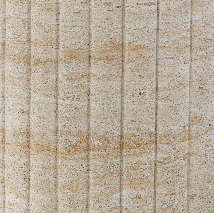 Blossom Washed Travertine Finish Indoor / Outdoor 54 inch Round Dining Table - Home And Beyond