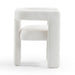 Sloane Bone White Recycled Fabric Chair - Home And Beyond