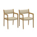Ari Cream Performance Vegan Leather Dining Chair - Set of 2 - Home And Beyond