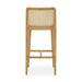 Gerri Performance Tweed and Rattan Counter Stool - Home And Beyond