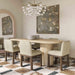 Brut Travertine Pattern Indoor/Outdoor Dining Table - Home And Beyond