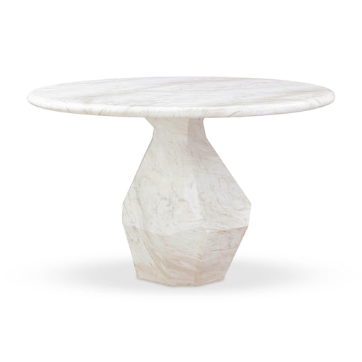 Esme Faux Marble Indoor/Outdoor 48 Round Dining Table - Home And Beyond