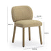 Foxy Textured Performance Fabric Dining Chair - Home And Beyond
