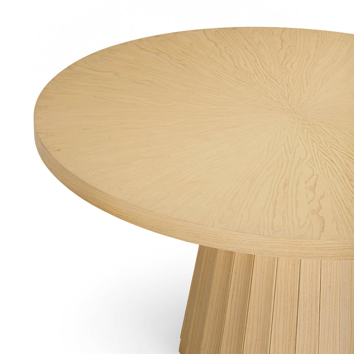 Meri Natural Round Dining Table (41"-56") - Home And Beyond