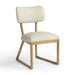 Bobbie Cream Contract-Grade Vegan Leather Dining Chair - Home And Beyond