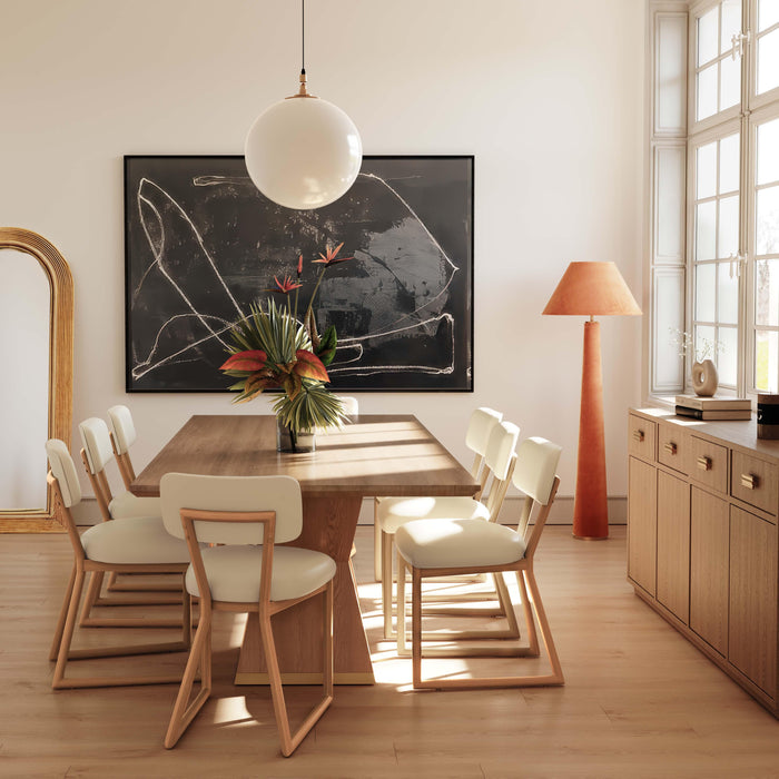 Bobbie Cream Contract-Grade Vegan Leather Dining Chair - Home And Beyond