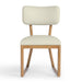 Bobbie Cream Contract-Grade Vegan Leather Dining Chair - Home And Beyond