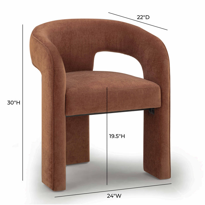 Malone Performance Chenille Dining Chair - Home And Beyond