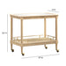 Slosh 37" Natural Ash Bar Cart - Home And Beyond