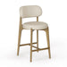 Carnation Cream Performance Vegan Leather Counter Stool - Home And Beyond