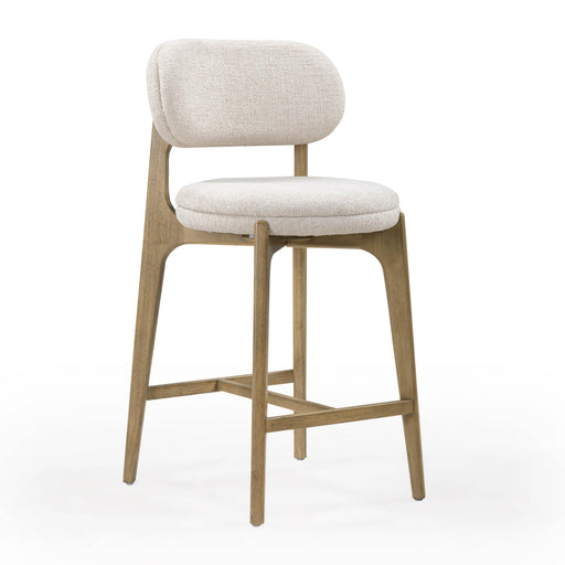 Carnation Performance Fabric Counter Stool - Home And Beyond