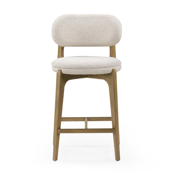 Carnation Performance Fabric Counter Stool - Home And Beyond