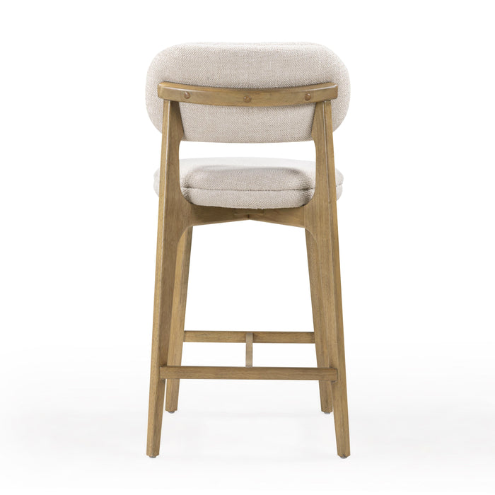 Carnation Performance Fabric Counter Stool - Home And Beyond