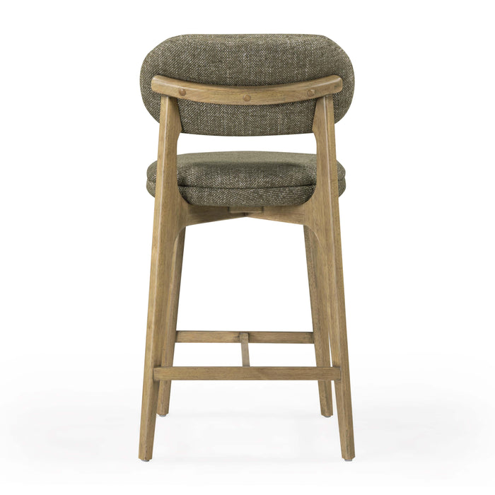 Carnation Performance Fabric Counter Stool - Home And Beyond