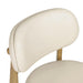 Carnation Cream Performance Vegan Leather Dining Chair - Home And Beyond