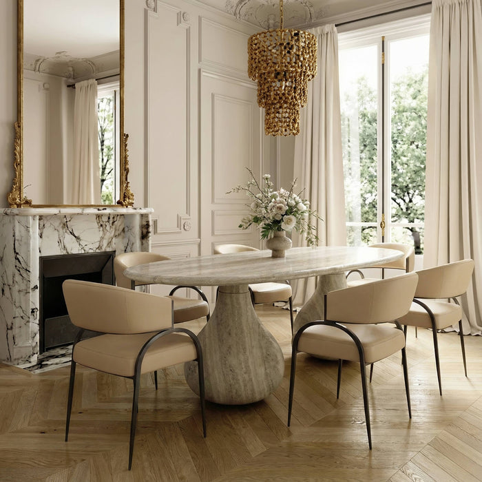 Tatum Performance Vegan Leather Dining Chair - Home And Beyond